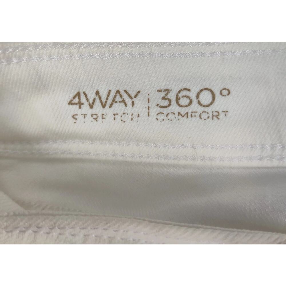 DL1961 Angel Mid Rise Skinny Ankle Jeans Women’s Size 26 White Stretch Denim - Picture 9 of 16